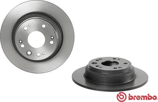 Brembo 08.B653.11 - Bremžu diski autodraugiem.lv