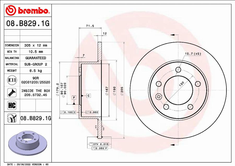 Brembo KT 10 036 - Bremžu komplekts, Disku bremzes autodraugiem.lv