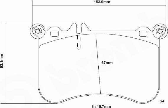 Brembo 07.B314.94 - Augstas veiktspējas bremžu uzliku komplekts autodraugiem.lv