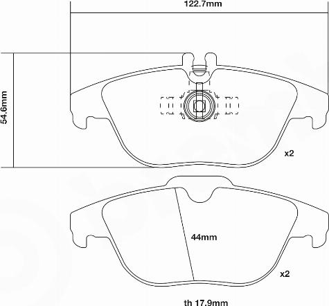 Brembo 07.B315.65 - Augstas veiktspējas bremžu uzliku komplekts autodraugiem.lv