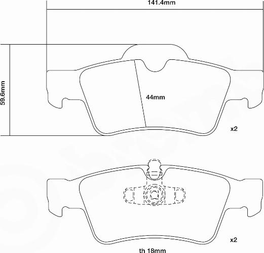 Brembo 07.B315.63 - Augstas veiktspējas bremžu uzliku komplekts autodraugiem.lv