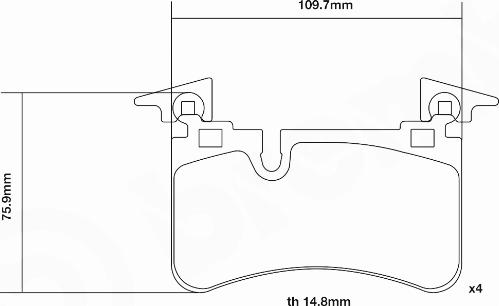 Brembo 07.B315.80 - Augstas veiktspējas bremžu uzliku komplekts autodraugiem.lv