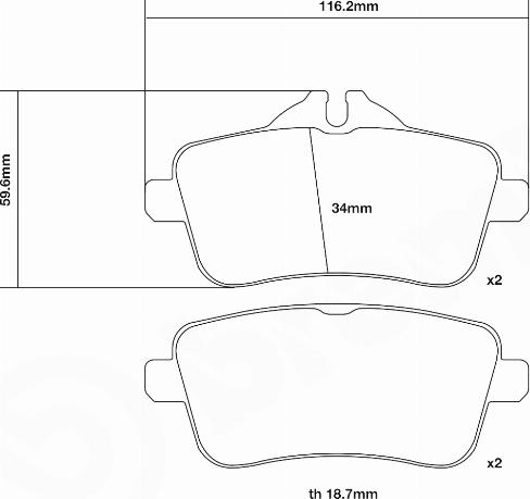 Brembo 07.B315.72 - Augstas veiktspējas bremžu uzliku komplekts autodraugiem.lv