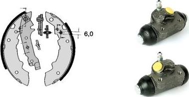 Brembo H 68 012 - Bremžu loku komplekts autodraugiem.lv