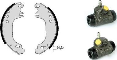 Brembo H 68 026 - Bremžu loku komplekts autodraugiem.lv