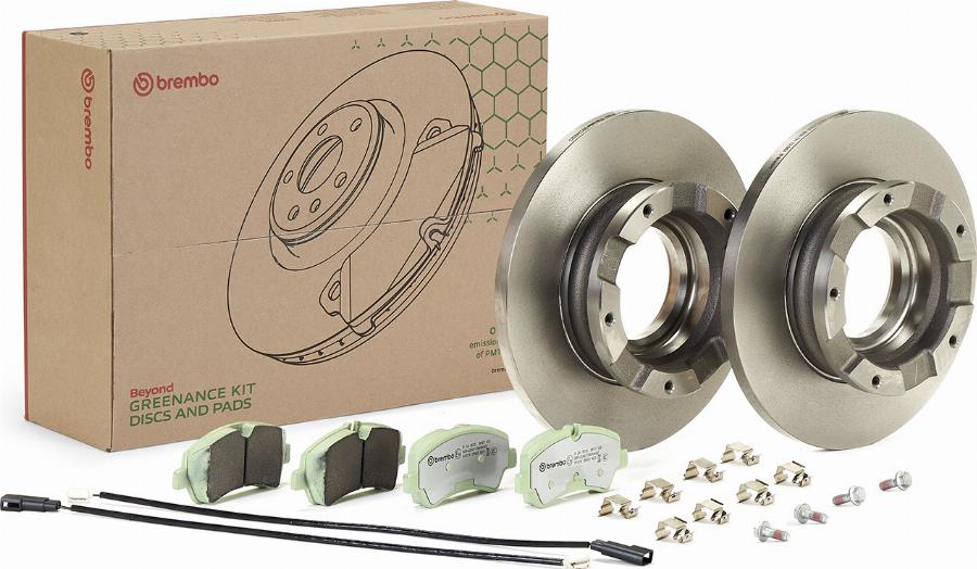 Brembo KT 10 014 - Bremžu komplekts, Disku bremzes autodraugiem.lv