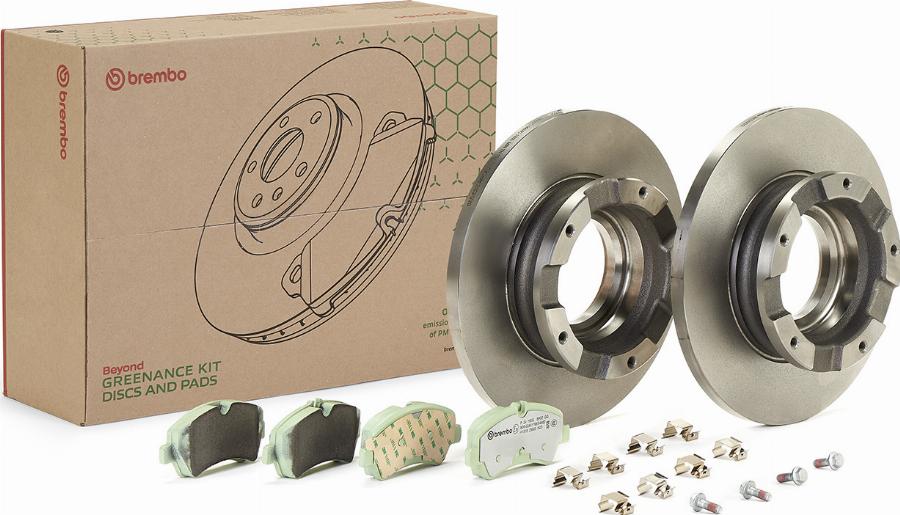 Brembo KT 10 013 - Bremžu komplekts, Disku bremzes autodraugiem.lv