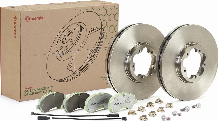 Brembo KT 10 012 - Bremžu komplekts, Disku bremzes autodraugiem.lv