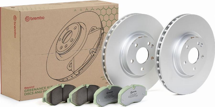 Brembo KT10031 - Bremžu komplekts, Disku bremzes autodraugiem.lv