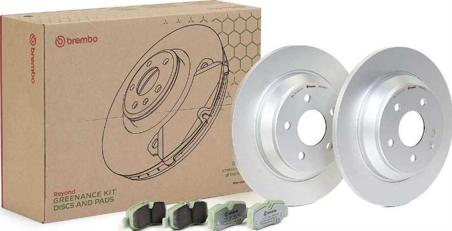 Brembo KT10032 - Bremžu komplekts, Disku bremzes autodraugiem.lv