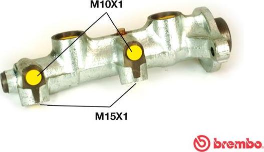 Brembo M 59 046 - Galvenais bremžu cilindrs autodraugiem.lv