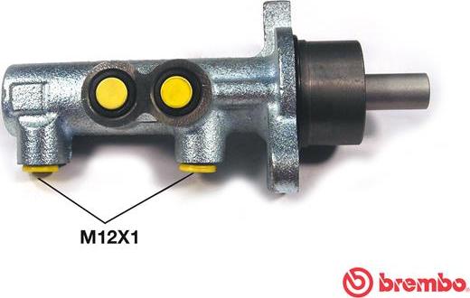 Brembo M 59 005 - Galvenais bremžu cilindrs autodraugiem.lv