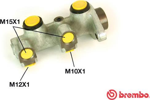 Brembo M 59 034 - Galvenais bremžu cilindrs autodraugiem.lv