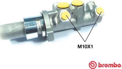 Brembo M 59 023 - Galvenais bremžu cilindrs autodraugiem.lv