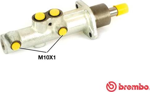 Brembo M 50 025 - Galvenais bremžu cilindrs autodraugiem.lv