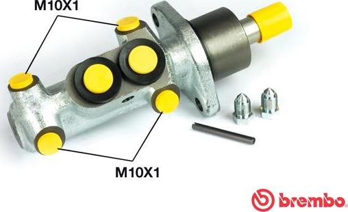 Brembo M 61 042 - Galvenais bremžu cilindrs autodraugiem.lv