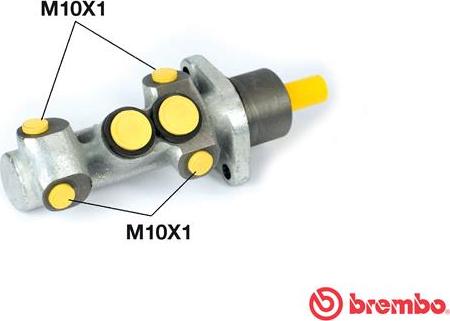 Brembo M 61 023 - Galvenais bremžu cilindrs autodraugiem.lv