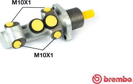 Brembo M 68 044 - Galvenais bremžu cilindrs autodraugiem.lv