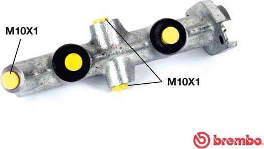 Brembo M 68 061 - Galvenais bremžu cilindrs autodraugiem.lv