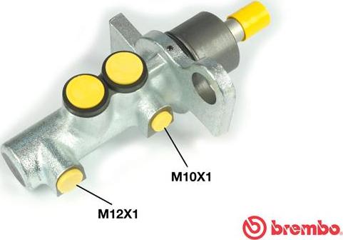 Brembo M 85 053 - Galvenais bremžu cilindrs autodraugiem.lv