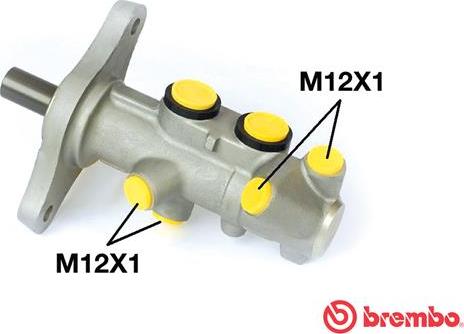 Brembo M 85 001 - Galvenais bremžu cilindrs autodraugiem.lv