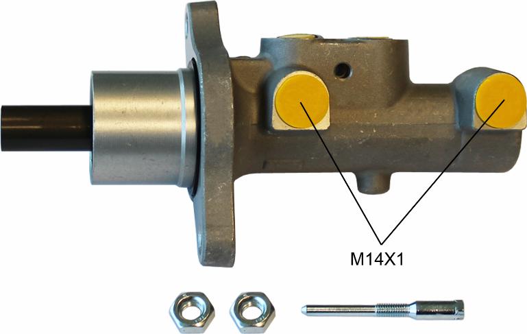 Brembo M 24 126 - Galvenais bremžu cilindrs autodraugiem.lv