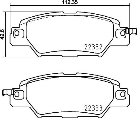 Brembo P 49 053 - Bremžu uzliku kompl., Disku bremzes autodraugiem.lv