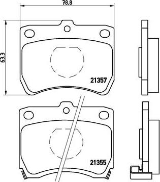 Brembo P 49 013 - Bremžu uzliku kompl., Disku bremzes autodraugiem.lv