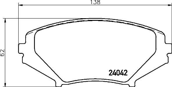 Brembo P 49 034 - Bremžu uzliku kompl., Disku bremzes autodraugiem.lv