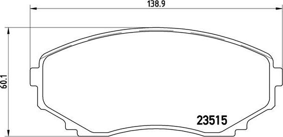 Brembo P 49 028 - Bremžu uzliku kompl., Disku bremzes autodraugiem.lv