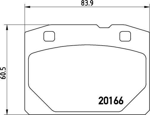 Brembo P 41 001 - Bremžu uzliku kompl., Disku bremzes autodraugiem.lv