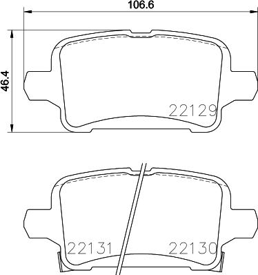 Brembo P 59 090 - Bremžu uzliku kompl., Disku bremzes autodraugiem.lv