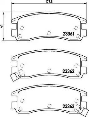 Sangsin Brake SP1285 - Bremžu uzliku kompl., Disku bremzes autodraugiem.lv