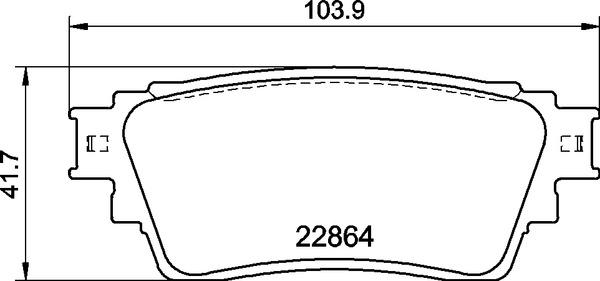 Brembo P 54 063 - Bremžu uzliku kompl., Disku bremzes autodraugiem.lv