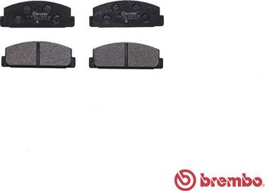 Brembo P 54 003 - Bremžu uzliku kompl., Disku bremzes autodraugiem.lv