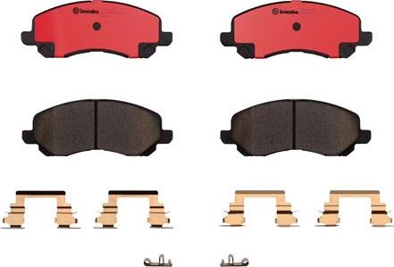 Brembo P54030N - Bremžu uzliku kompl., Disku bremzes autodraugiem.lv