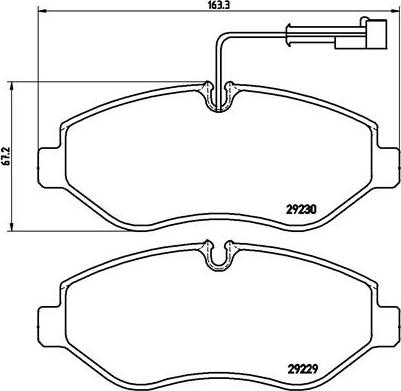 Brembo P 56 066 - Bremžu uzliku kompl., Disku bremzes autodraugiem.lv