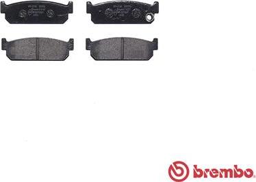 Brembo P 56 067 - Bremžu uzliku kompl., Disku bremzes autodraugiem.lv