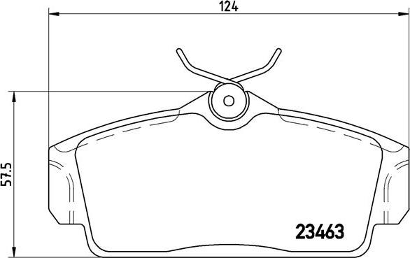 Brembo P 56 036 - Bremžu uzliku kompl., Disku bremzes autodraugiem.lv