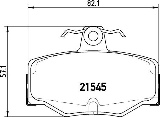 Brembo P 56 024 - Bremžu uzliku kompl., Disku bremzes autodraugiem.lv