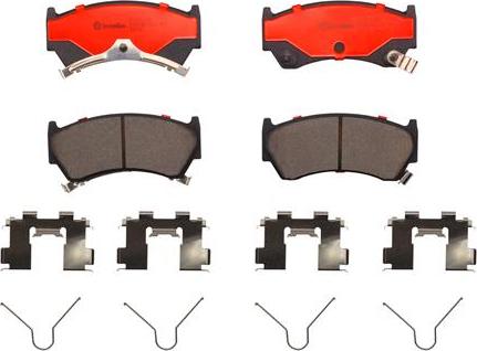 Brembo P56026N - Bremžu uzliku kompl., Disku bremzes autodraugiem.lv