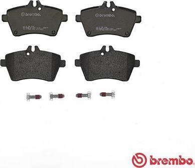 Brembo P 50 056 - Bremžu uzliku kompl., Disku bremzes autodraugiem.lv