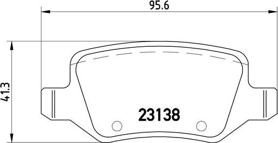 Brembo P 50 058 - Bremžu uzliku kompl., Disku bremzes autodraugiem.lv