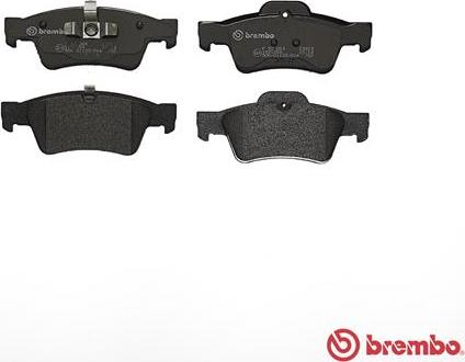 Brembo P 50 064 - Bremžu uzliku kompl., Disku bremzes autodraugiem.lv