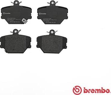 Brembo P 50 038 - Bremžu uzliku kompl., Disku bremzes autodraugiem.lv