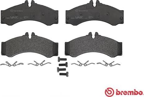 Brembo P 50 028 - Bremžu uzliku kompl., Disku bremzes autodraugiem.lv