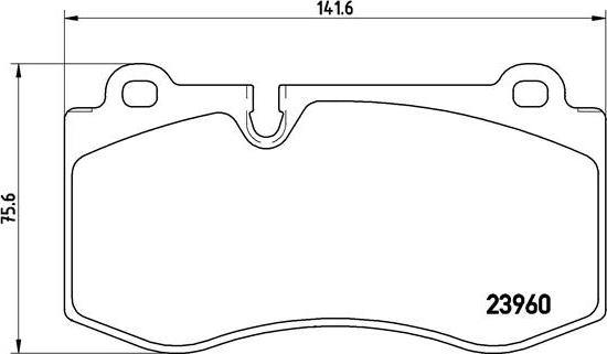 Brembo P 50 074X - Bremžu uzliku kompl., Disku bremzes autodraugiem.lv