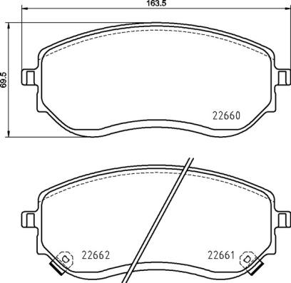 Brembo P 50 144 - Bremžu uzliku kompl., Disku bremzes autodraugiem.lv