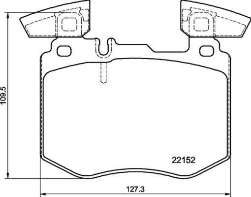 Brembo P 50 159 - Bremžu uzliku kompl., Disku bremzes autodraugiem.lv