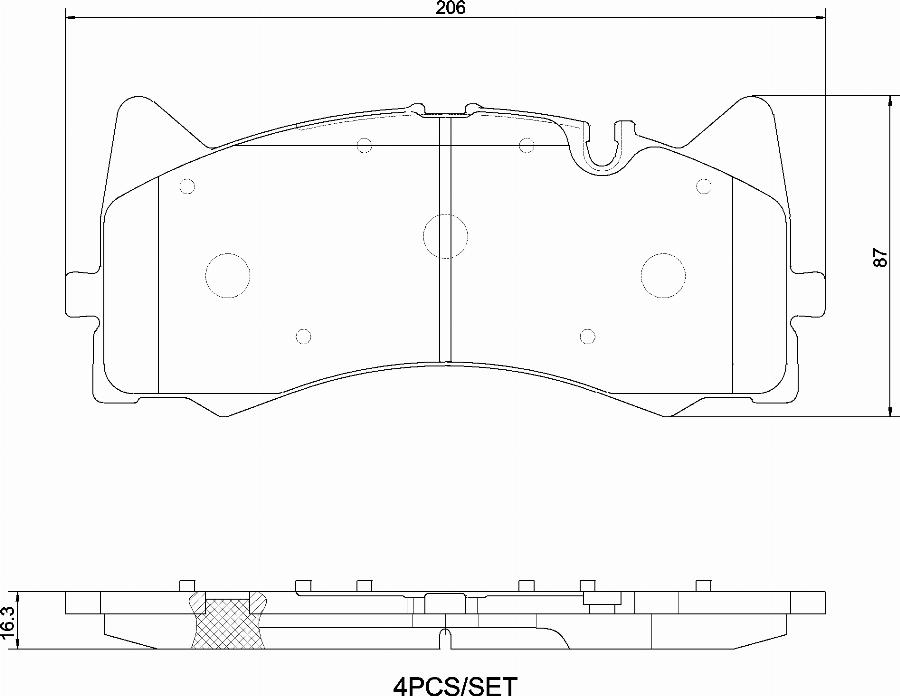 Brembo P50154N - Bremžu uzliku kompl., Disku bremzes autodraugiem.lv